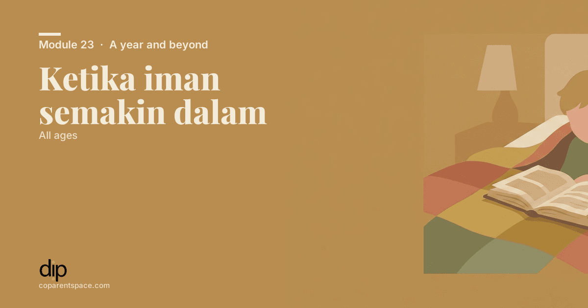 Ketika iman semakin dalam