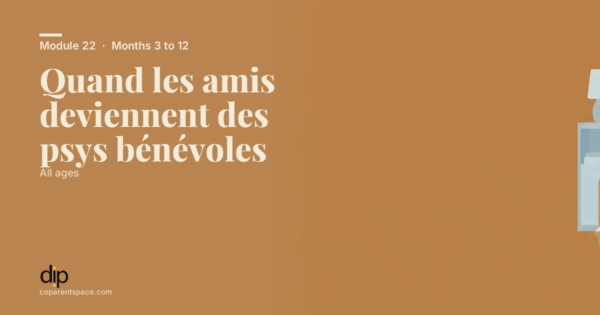 Quand les amis deviennent des psys bénévoles