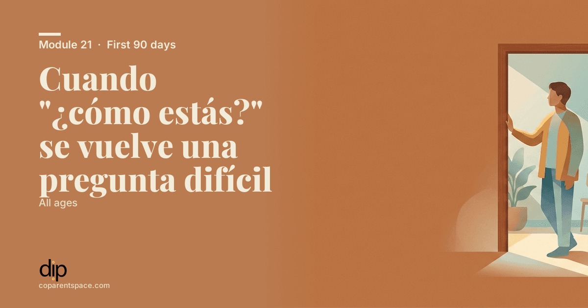 Cuando "¿cómo estás?" se vuelve una pregunta difícil
