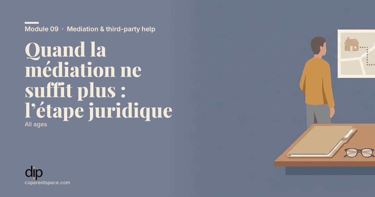 Quand la médiation ne suffit plus : l’étape juridique