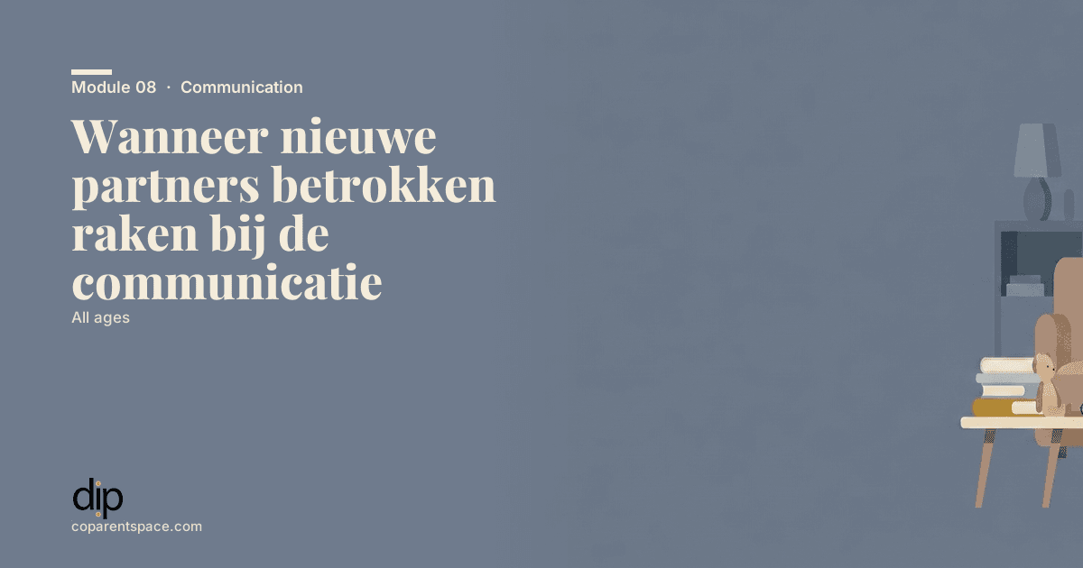 Wanneer nieuwe partners betrokken raken bij de communicatie