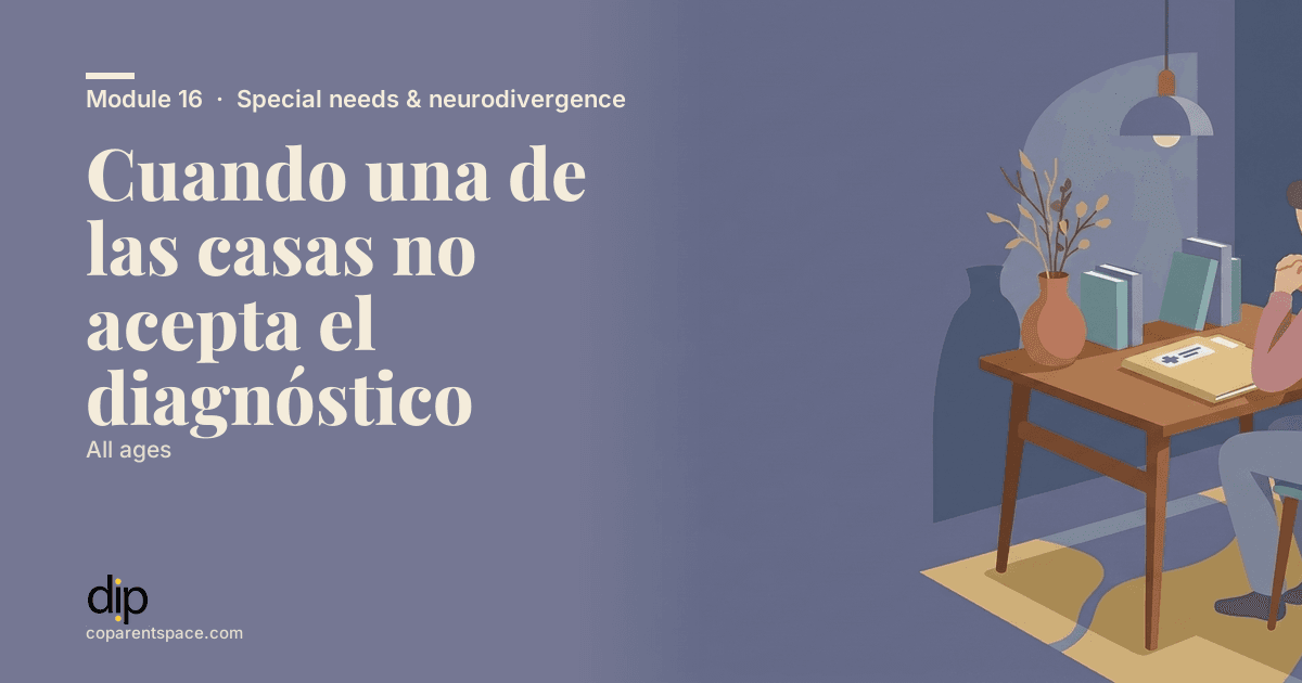 Cuando una de las casas no acepta el diagnóstico
