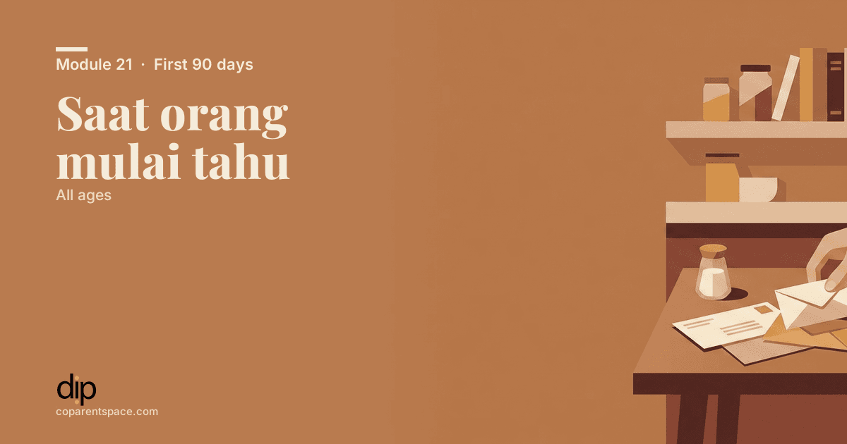 Saat orang mulai tahu