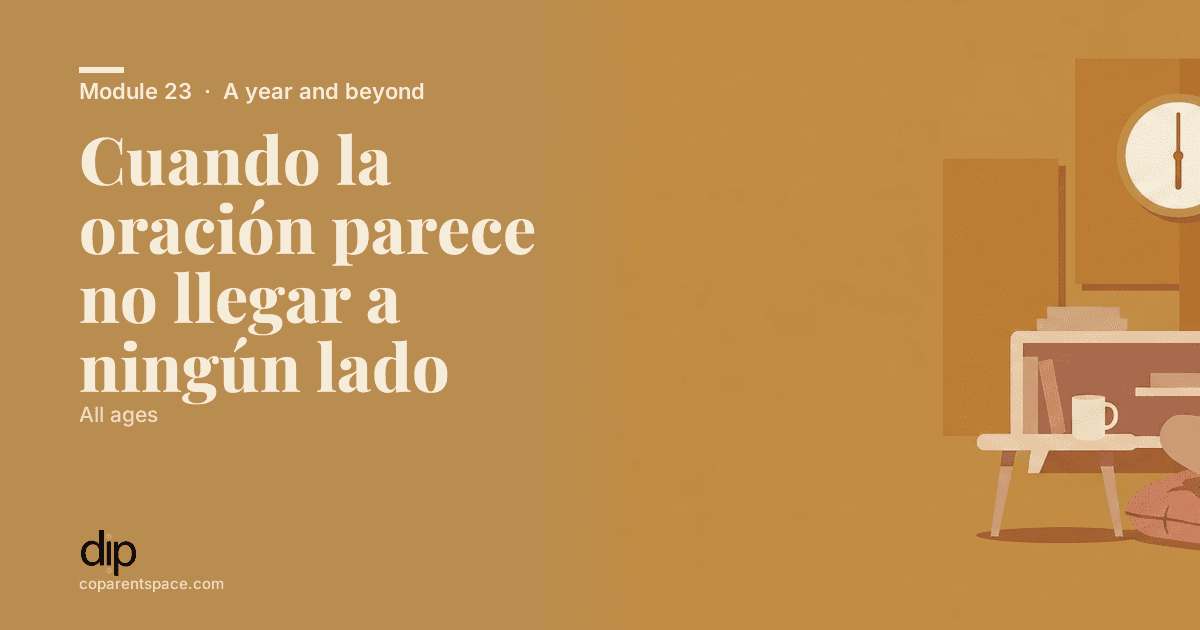 Cuando la oración parece no llegar a ningún lado