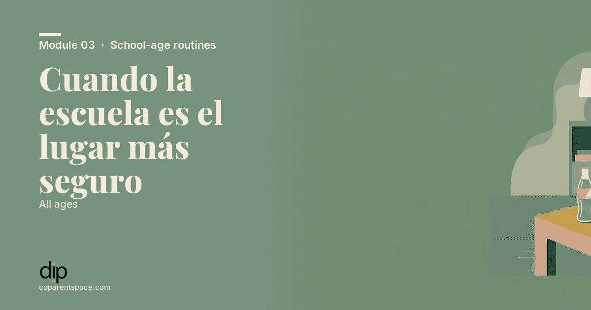 Cuando la escuela es el lugar más seguro