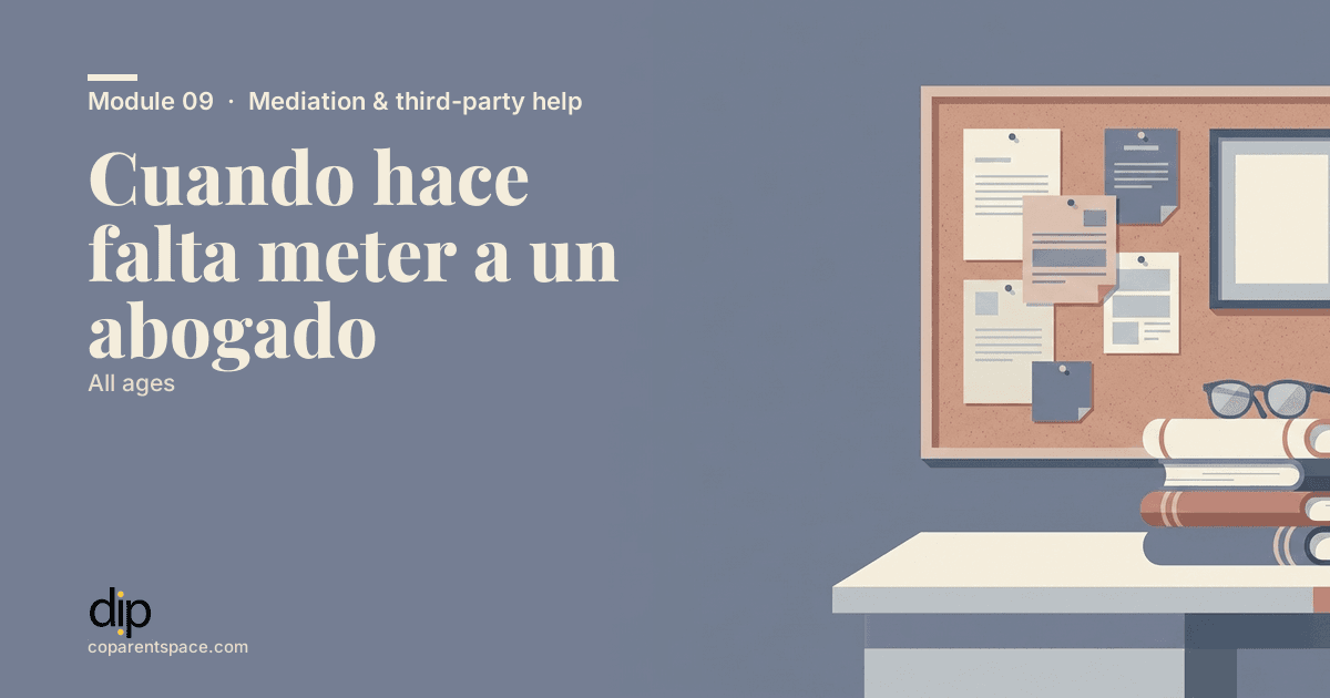 Cuando hace falta meter a un abogado