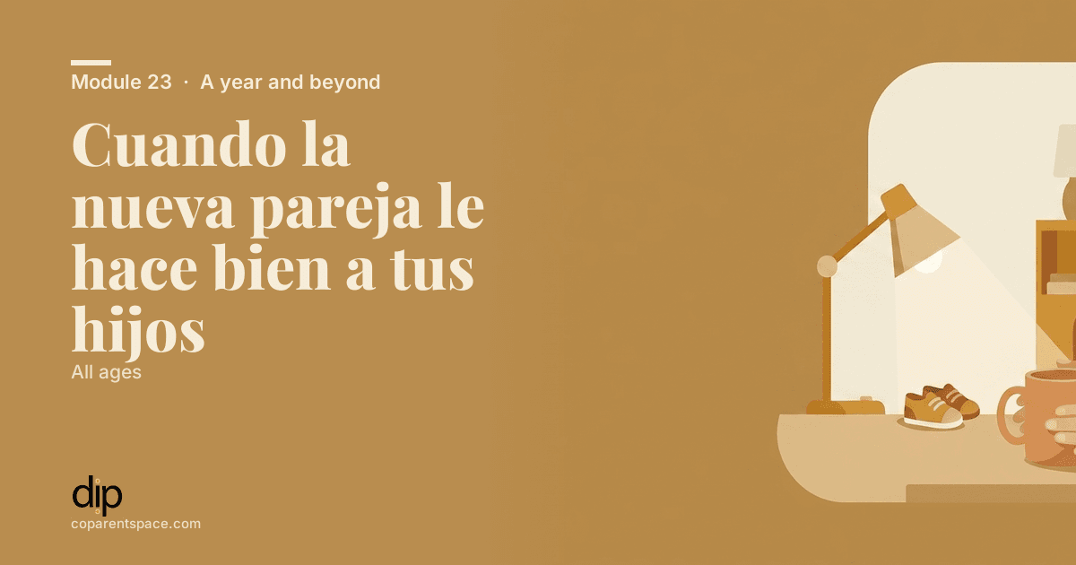 Cuando la nueva pareja le hace bien a tus hijos