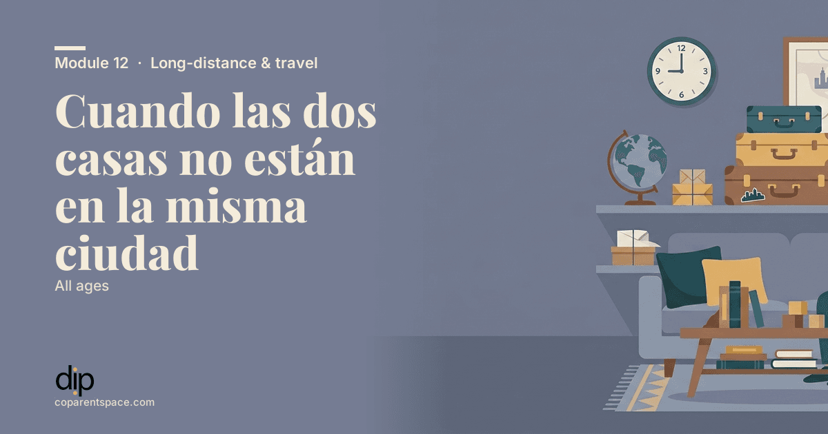 Cuando las dos casas no están en la misma ciudad