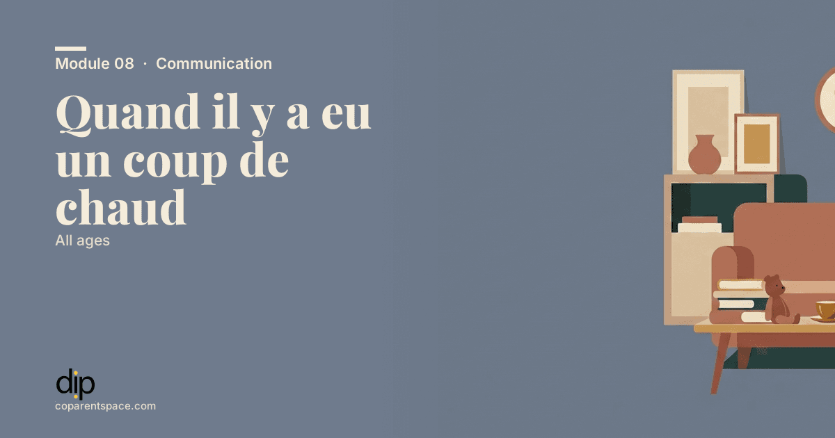 Quand il y a eu un coup de chaud