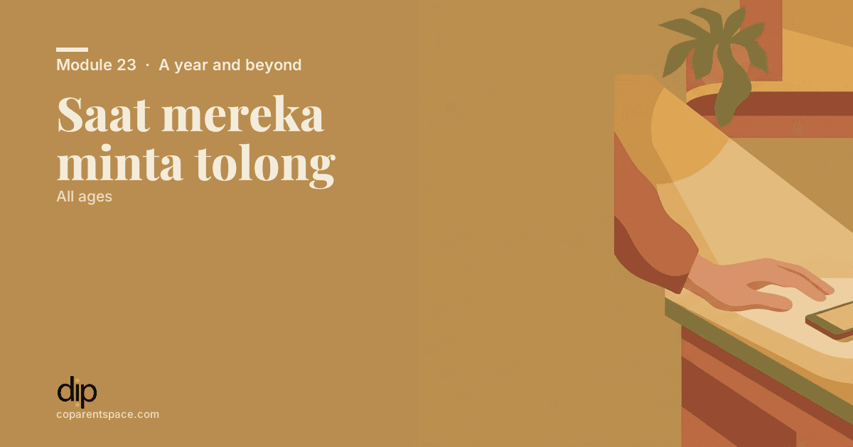 Saat mereka minta tolong