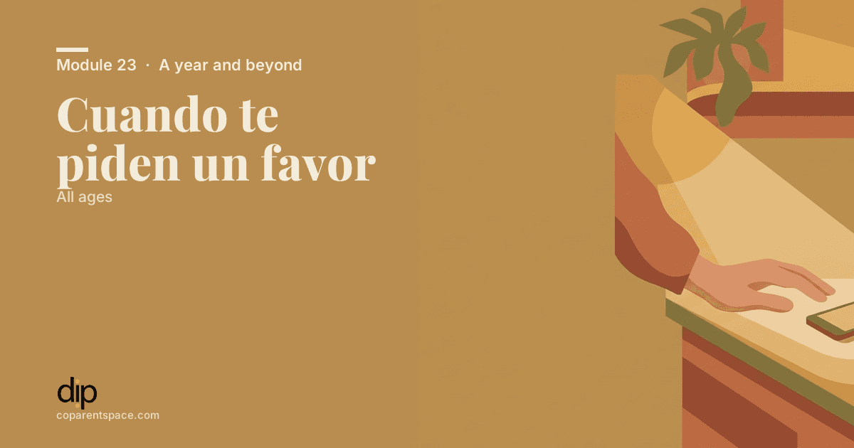 Cuando te piden un favor