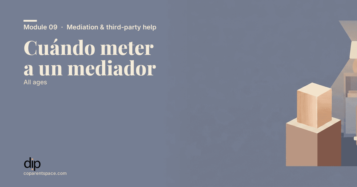 Cuándo meter a un mediador