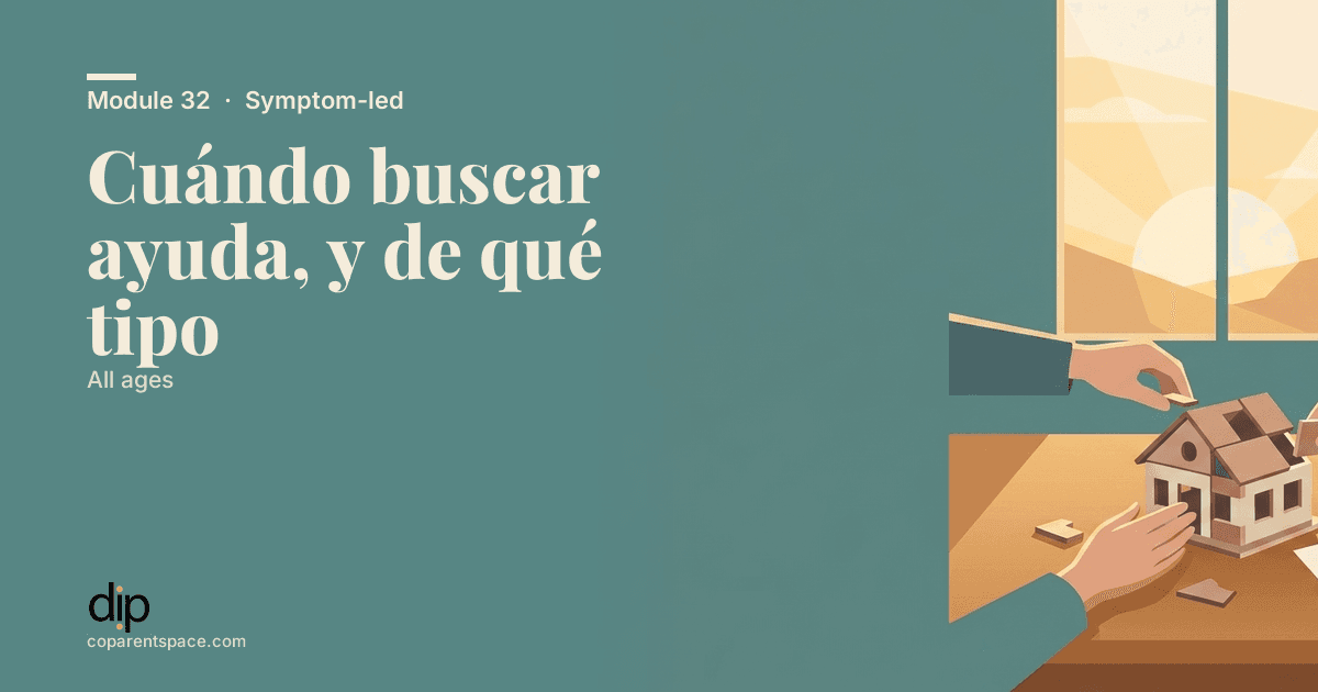 Cuándo buscar ayuda, y de qué tipo