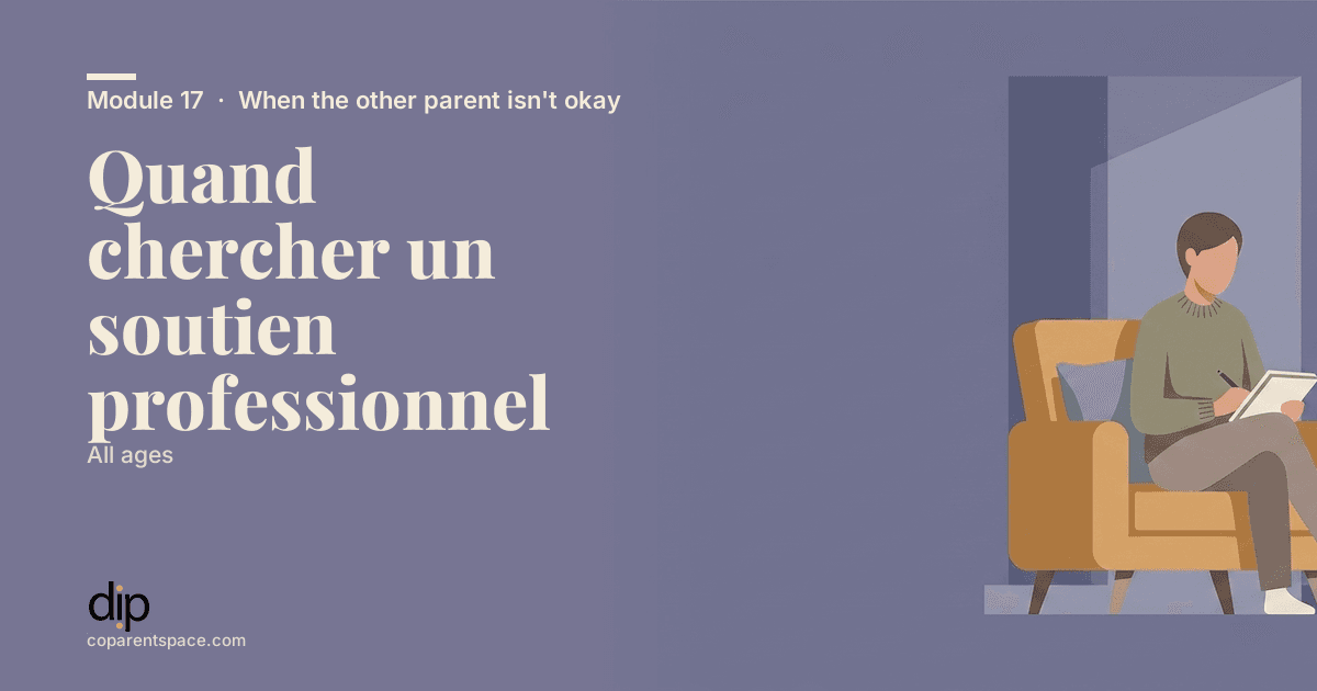 Quand chercher un soutien professionnel