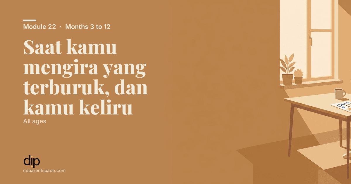 Saat kamu mengira yang terburuk, dan kamu keliru
