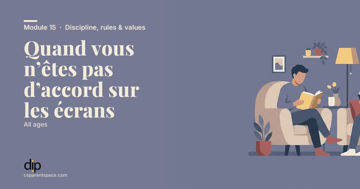 Quand vous n’êtes pas d’accord sur les écrans