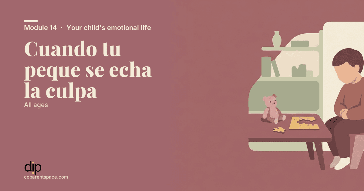 Cuando tu peque se echa la culpa