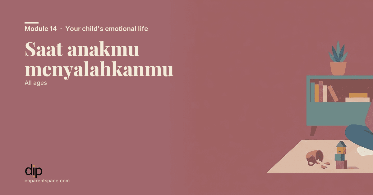 Saat anakmu menyalahkanmu