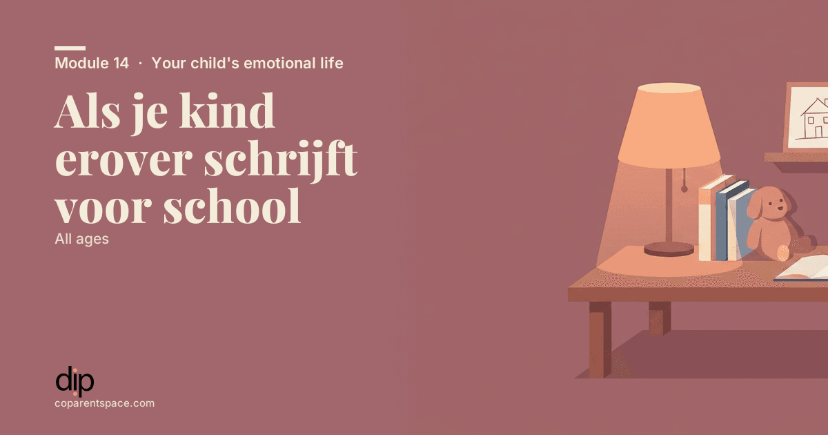 Als je kind erover schrijft voor school
