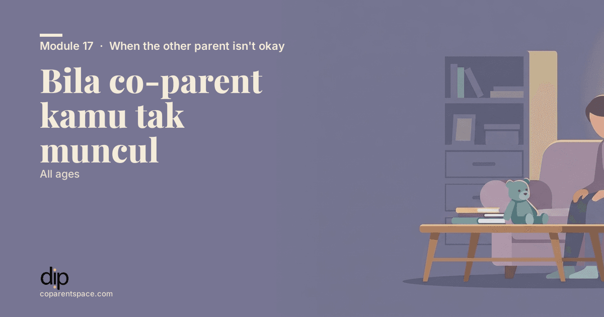 Bila co-parent kamu tak muncul