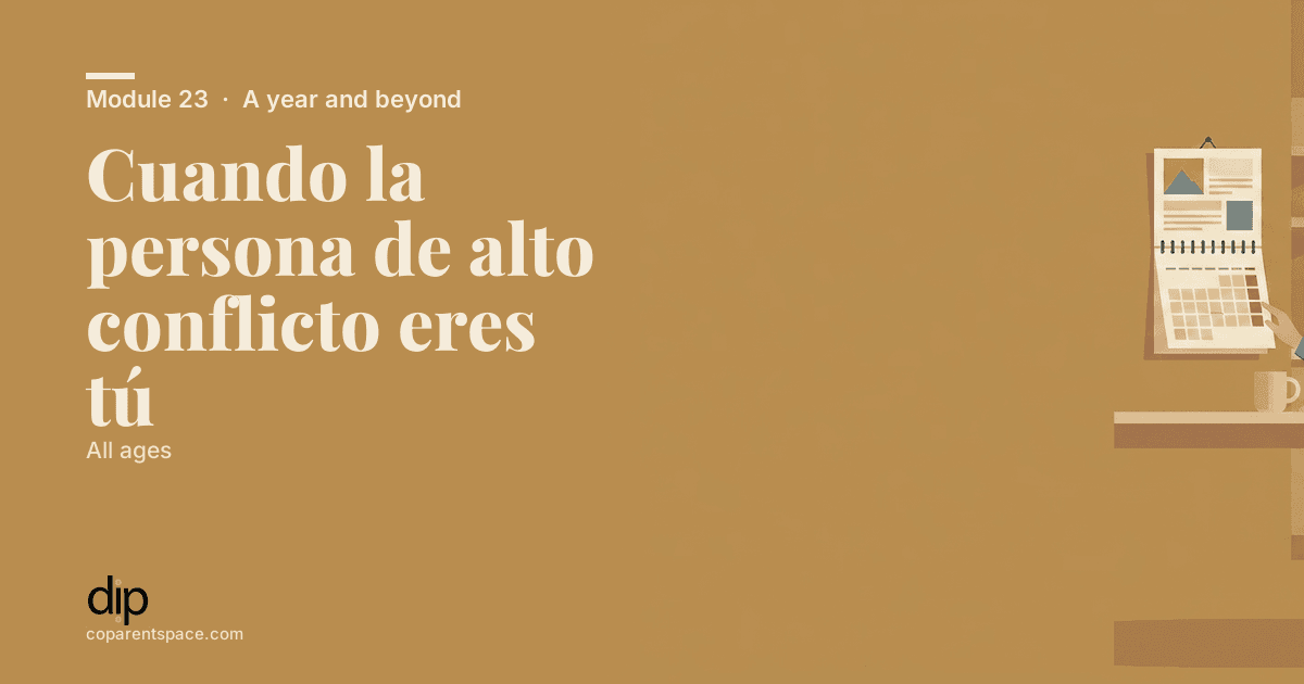 Cuando la persona de alto conflicto eres tú