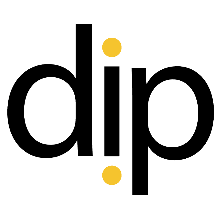 dip wordmark rotating to demonstrate the ambigram