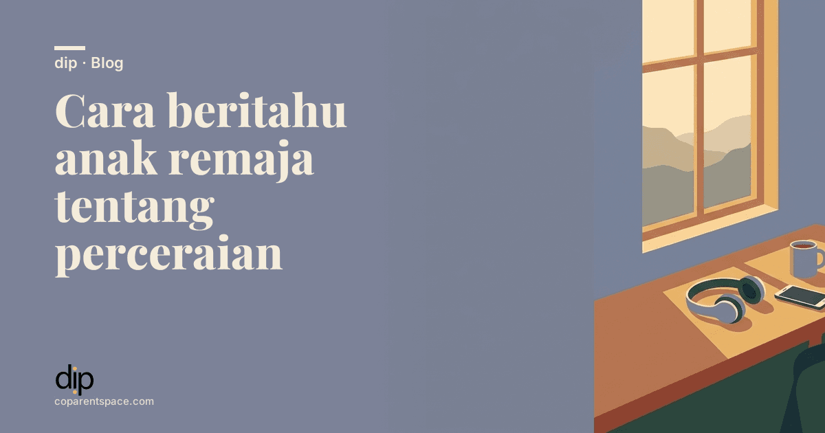 Cara beritahu anak remaja tentang perceraian