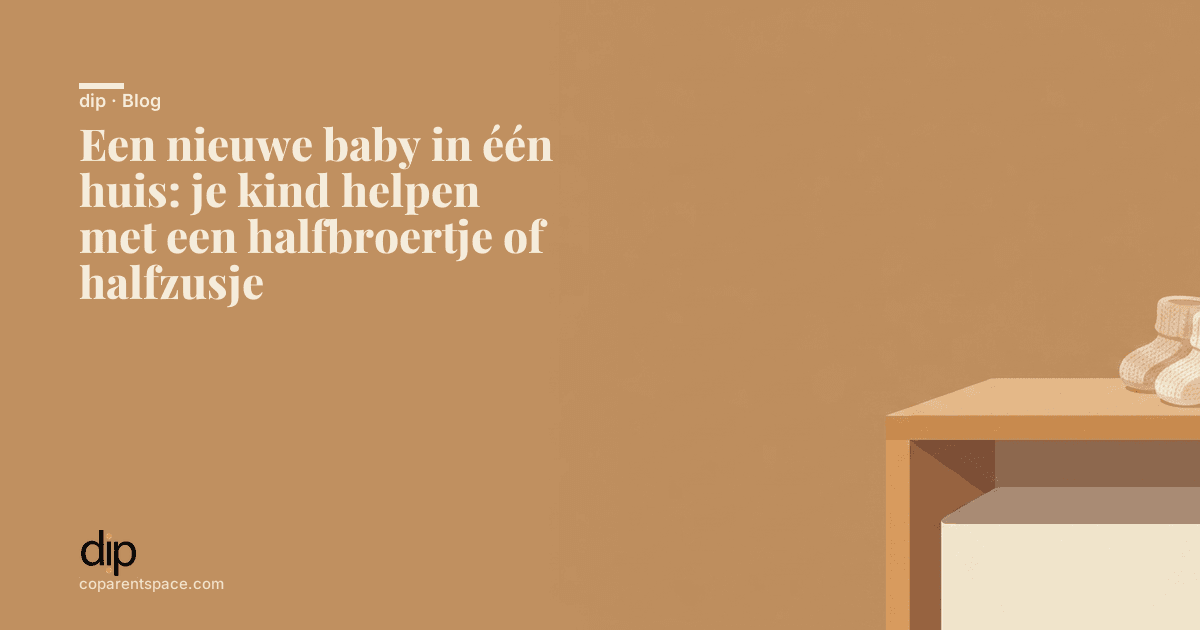 Een nieuwe baby in één huis: je kind helpen met een halfbroertje of halfzusje
