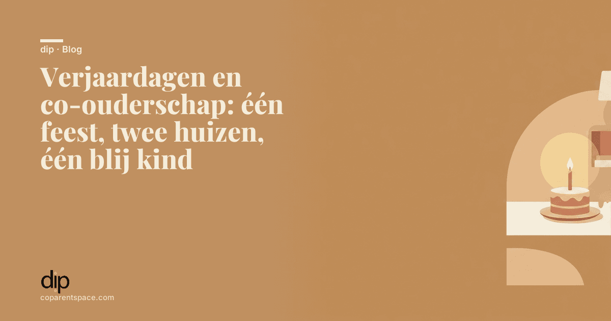 Verjaardagen en co-ouderschap: één feest, twee huizen, één blij kind