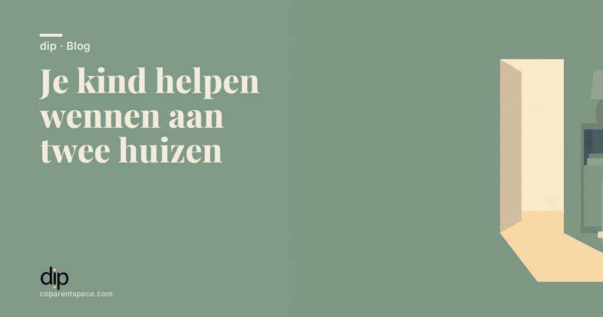 Je kind helpen wennen aan twee huizen